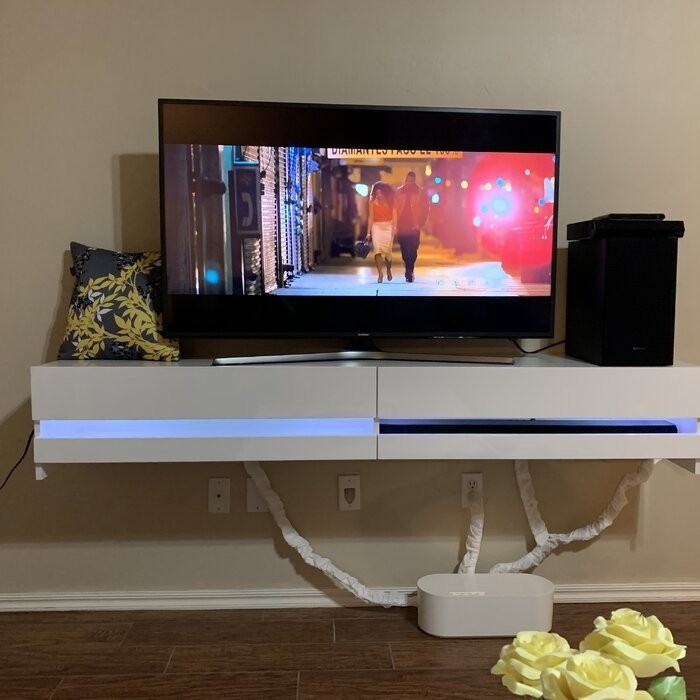 Ramsdell Floating TV Stand for TVs up to 78"