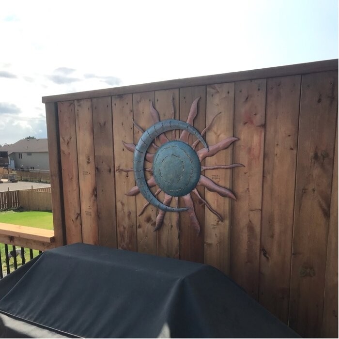 Recycled Moon and Sun Wall Décor