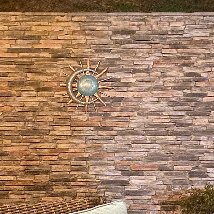Recycled Moon and Sun Wall Décor