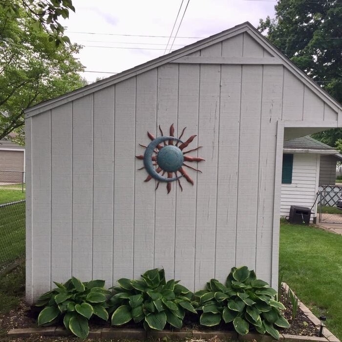 Recycled Moon and Sun Wall Décor