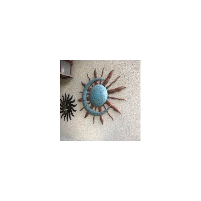 Recycled Moon and Sun Wall Décor