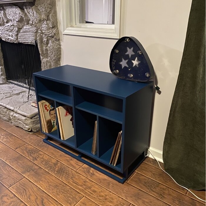 Regal Double Wide Record Station Audio Rack
