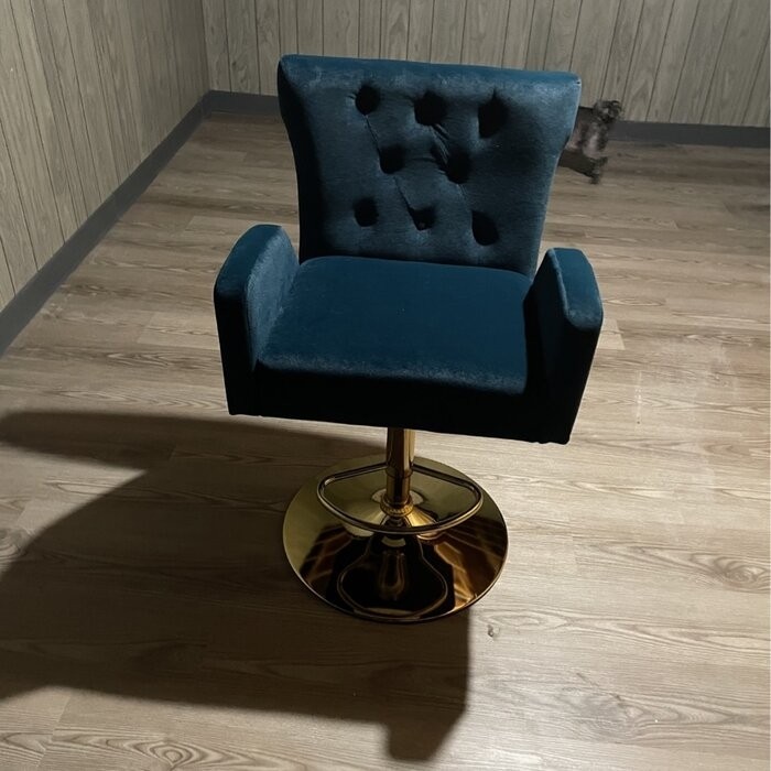 Rhett Swivel Adjustable Height Bar Stool