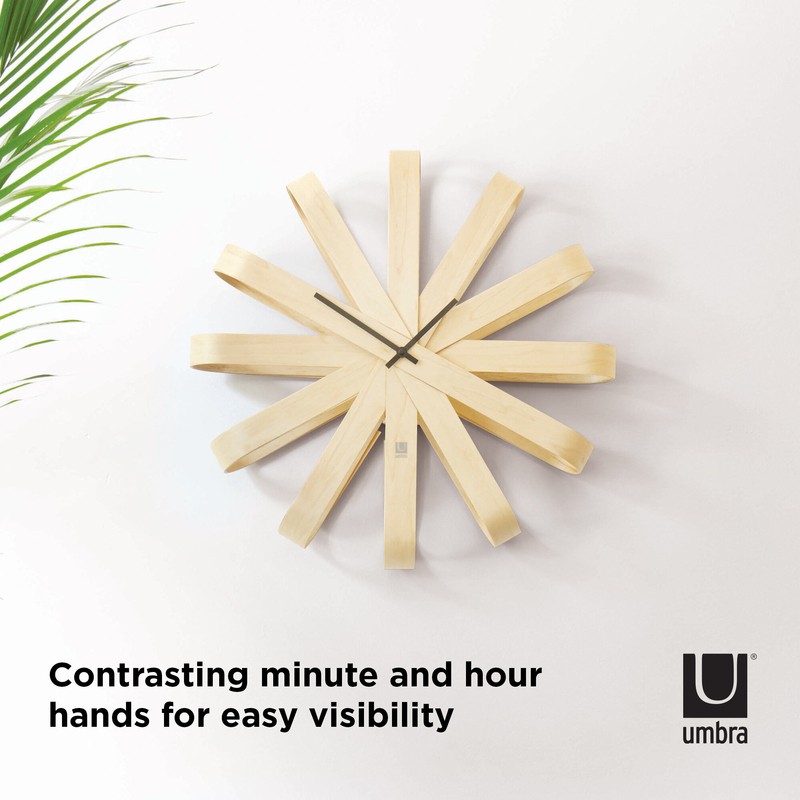 Ribbonwood Wall Clock