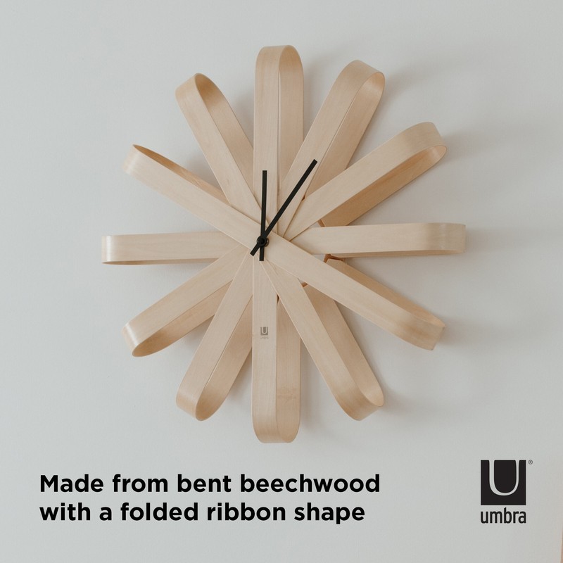 Ribbonwood Wall Clock