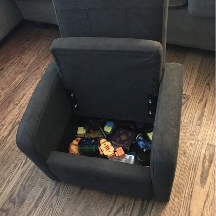 Rona Kids Recliner and Ottoman