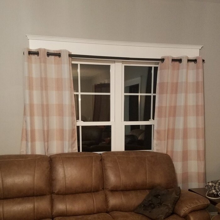 Rosenblum Plaid Blackout Thermal Grommet Curtain Panels