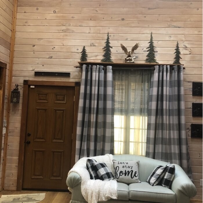 Rosenblum Plaid Blackout Thermal Grommet Curtain Panels