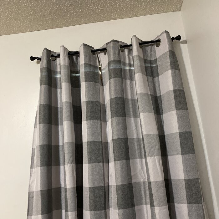 Rosenblum Plaid Blackout Thermal Grommet Curtain Panels