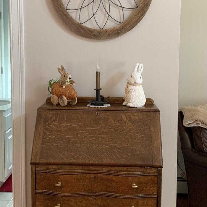Round Medallion Wood and Metal Wall Décor