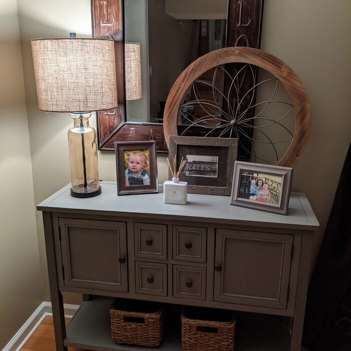 Round Medallion Wood and Metal Wall Décor