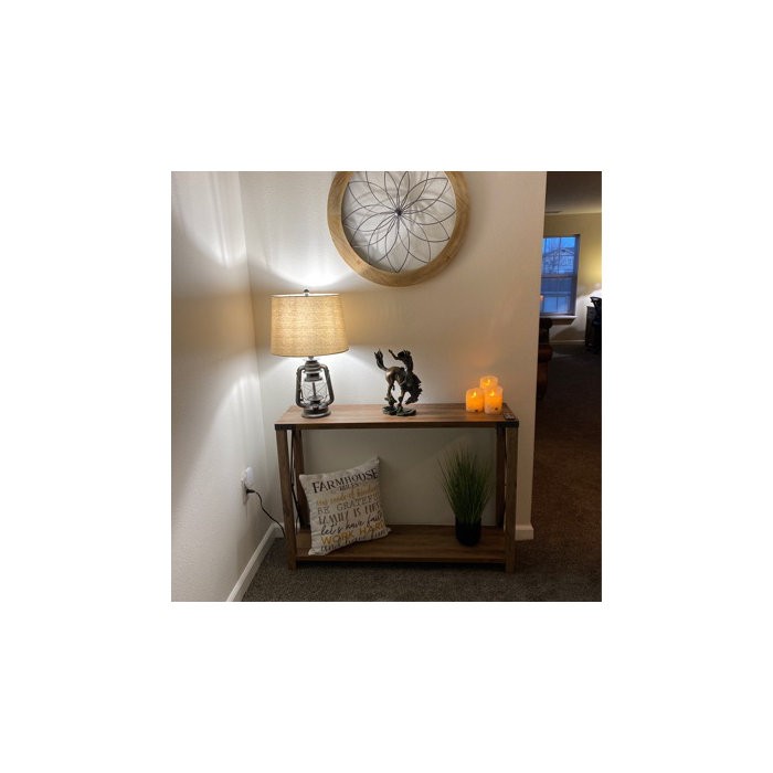 Round Medallion Wood and Metal Wall Décor