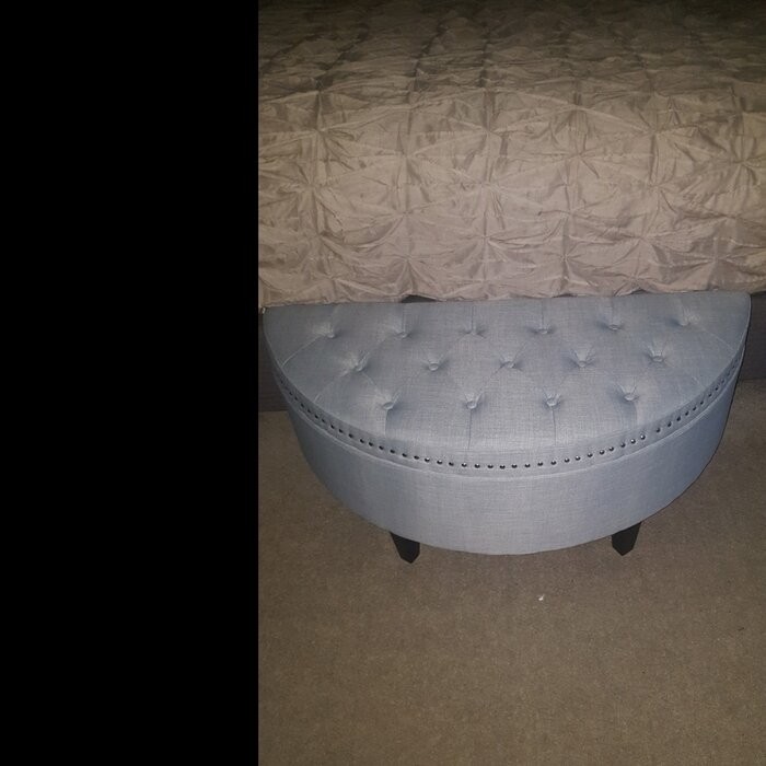 Roxann Upholstered Flip Top Storage Bench