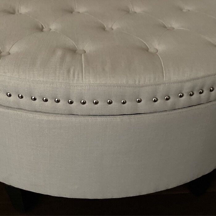Roxann Upholstered Flip Top Storage Bench