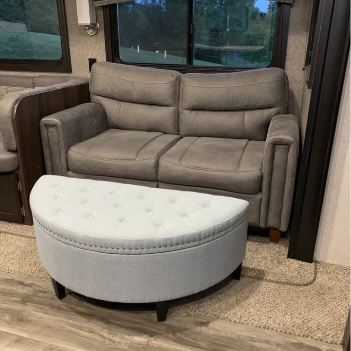 Roxann Upholstered Flip Top Storage Bench