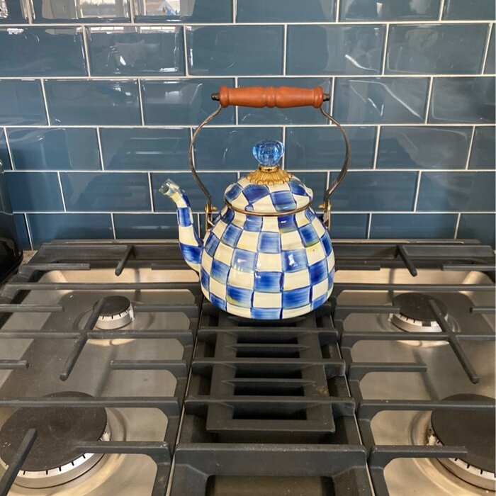 Royal Check Low Carbon Steel Stovetop Kettle
