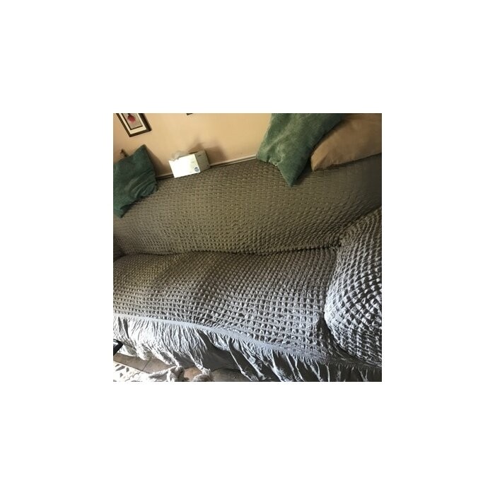 Ruffle Skirt Country Box Cushion Sofa Slipcover