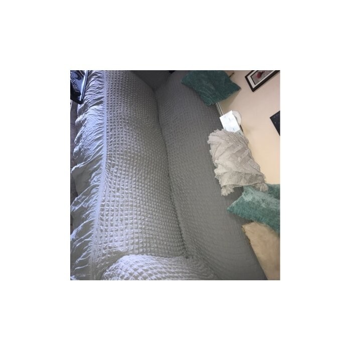 Ruffle Skirt Country Box Cushion Sofa Slipcover