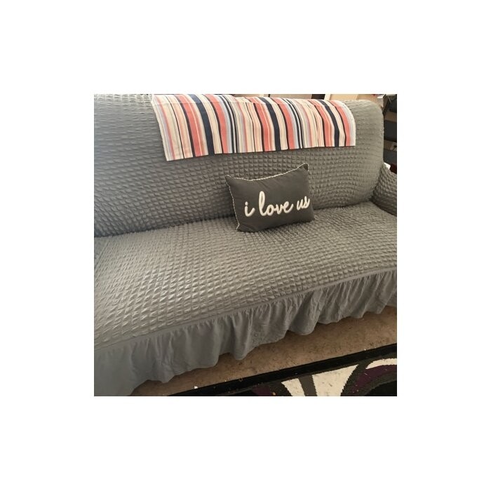 Ruffle Skirt Country Box Cushion Sofa Slipcover