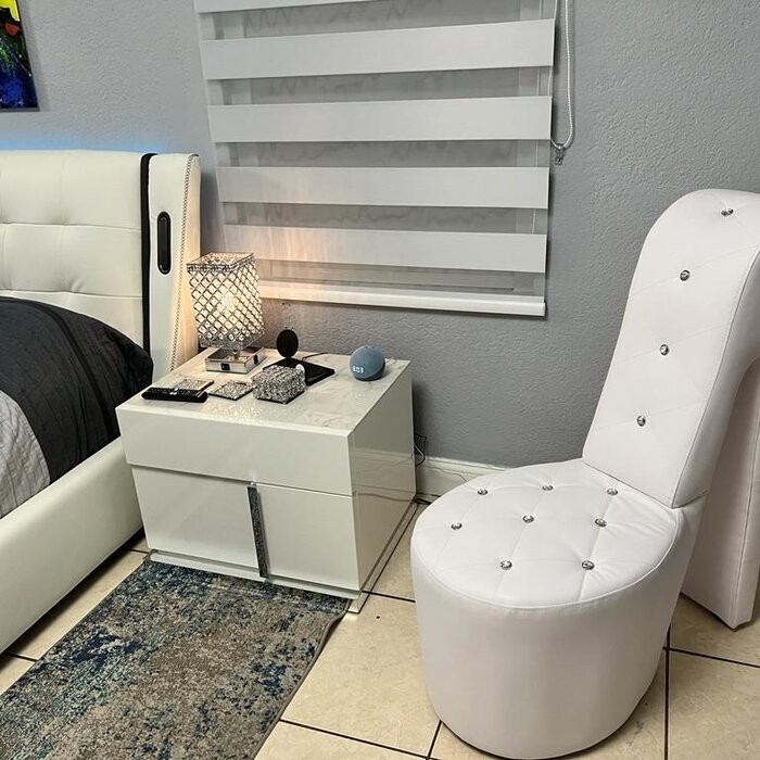 Schenck 19'' Wide Tufted Lounge Chair