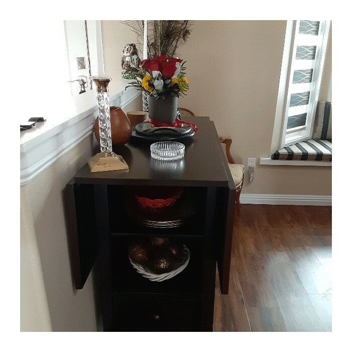 Simms Counter Height Drop Leaf Dining Table