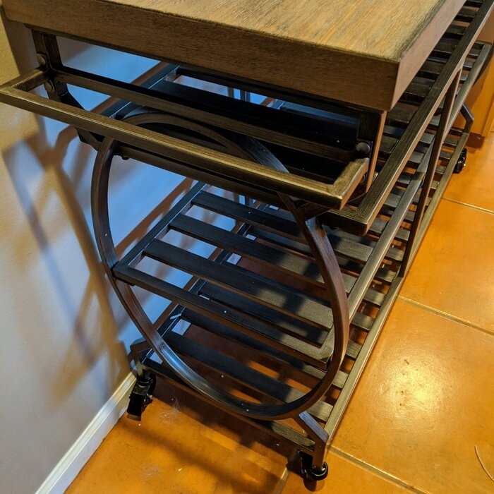 Sinquefield 48'' Wide Rolling Kitchen Cart