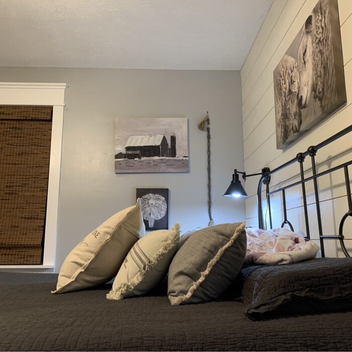 Sissel Upholstered Open-Frame Headboard