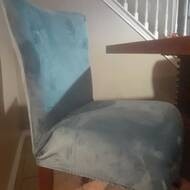 Soft Thick Solid Box Cushion Dining Chair Slipcover