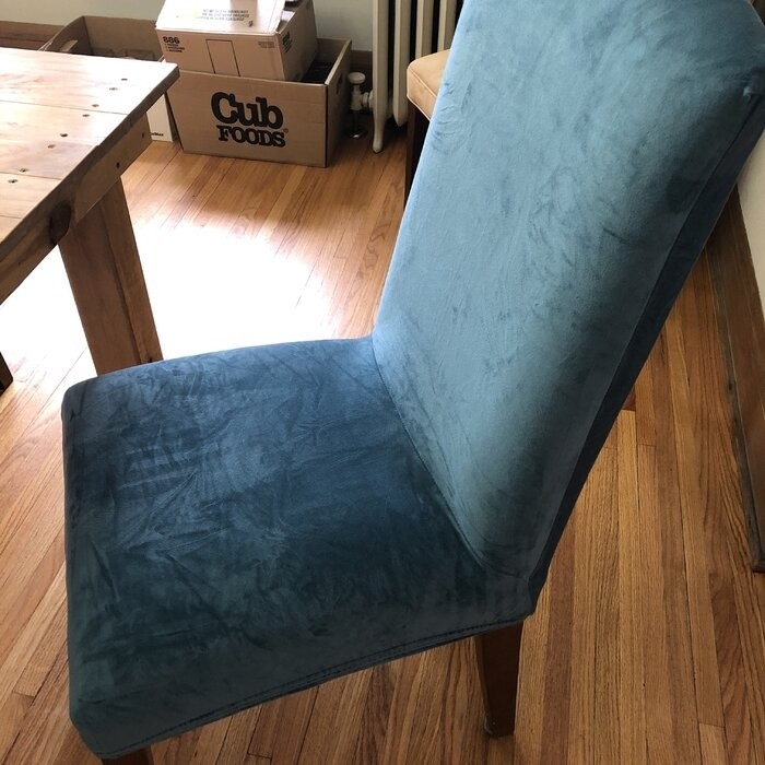 Soft Thick Solid Box Cushion Dining Chair Slipcover