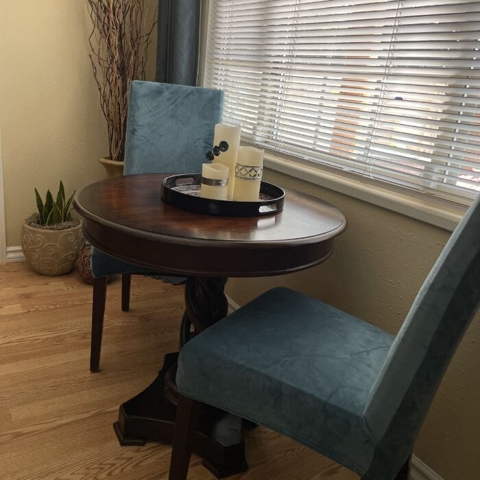 Soft Thick Solid Box Cushion Dining Chair Slipcover