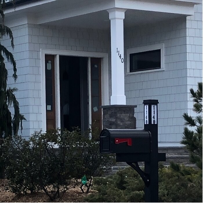 Solar Illuminated Mailbox with Post Included