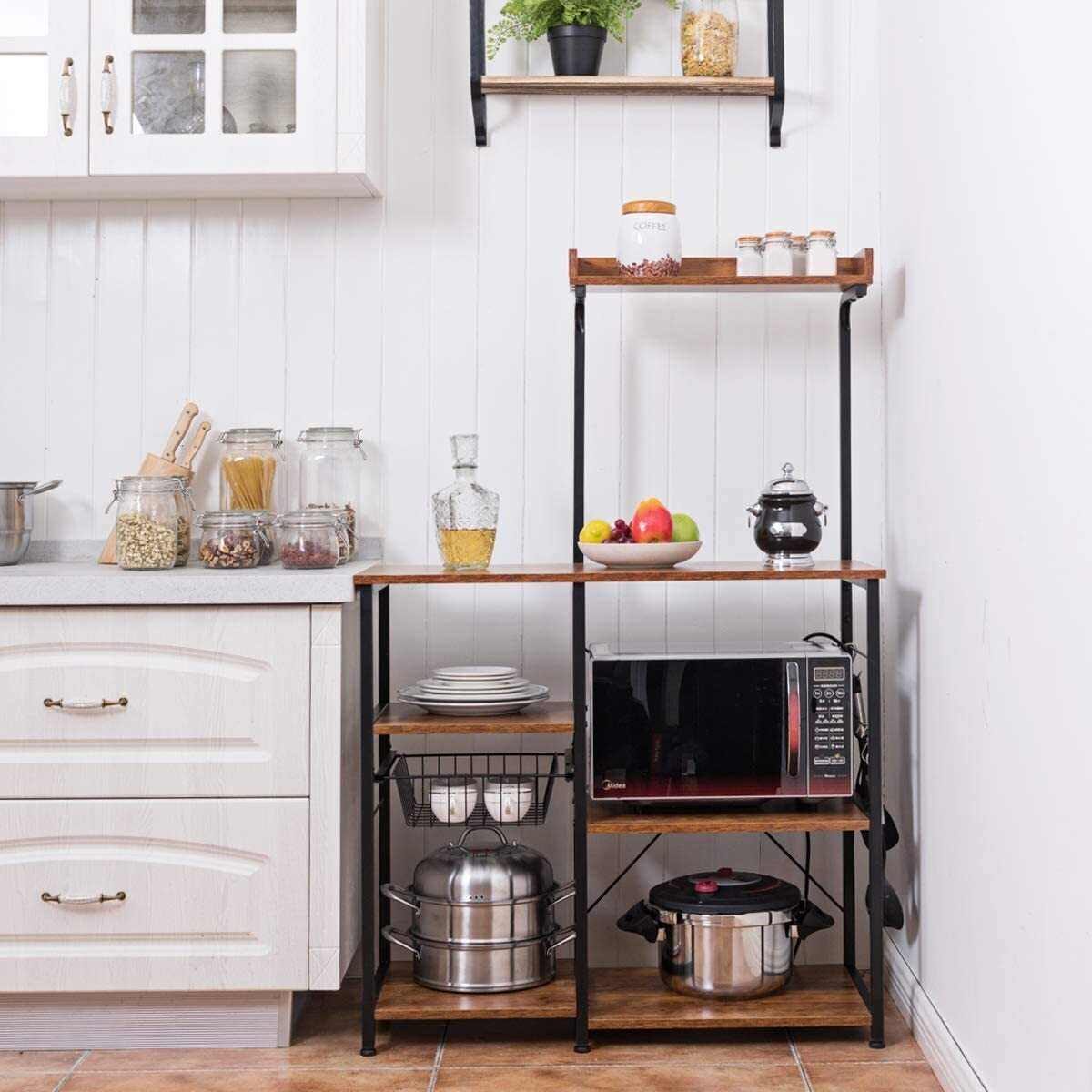 Solid Wood Bakers Rack