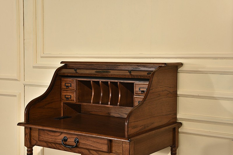 Solid Wood Secretary Desk