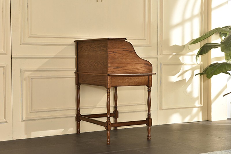 Solid Wood Secretary Desk