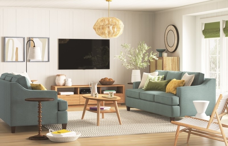 Sonny 91'' Sofa with Reversible Cushions