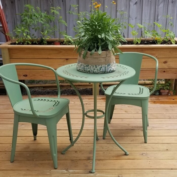 Springmont Round 2 - Person 24'' Long Bistro Set
