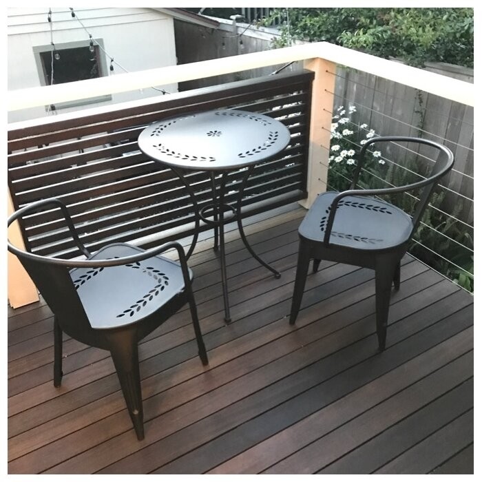 Springmont Round 2 - Person 24'' Long Bistro Set
