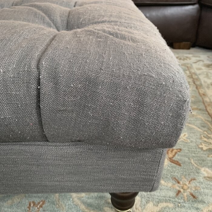 Stesha 34.8'' Wide Tufted Square Cocktail Ottoman