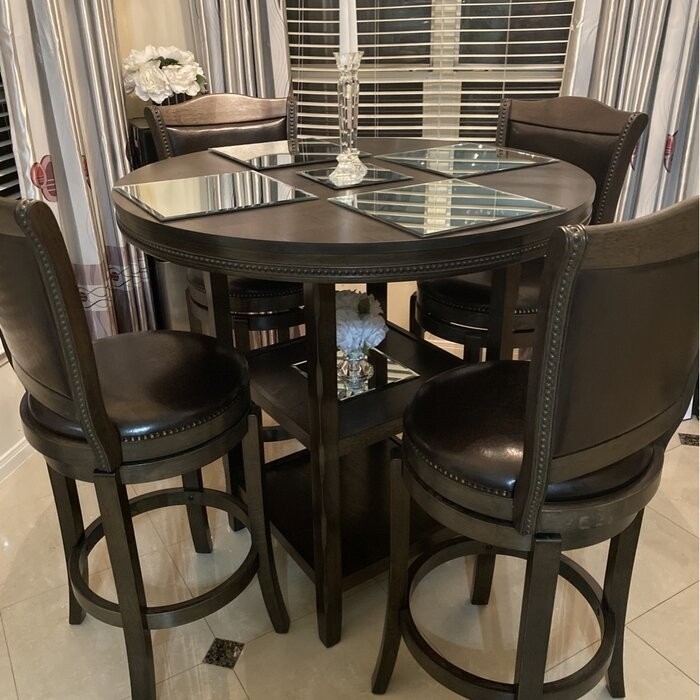 Strang 4 - Person Bar Height Dining Set
