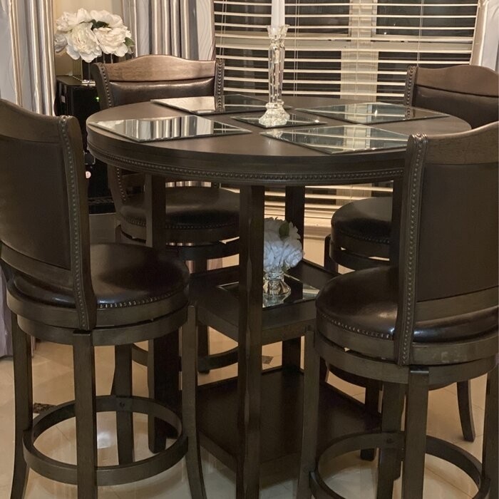 Strang 4 - Person Bar Height Dining Set