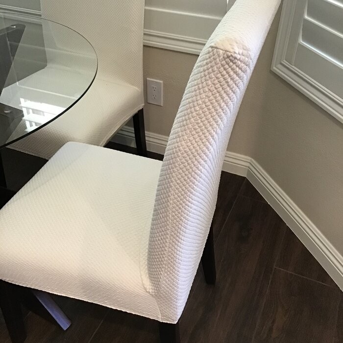 Stretch Raised Dots Box Cushion Dining Chair Slipcover