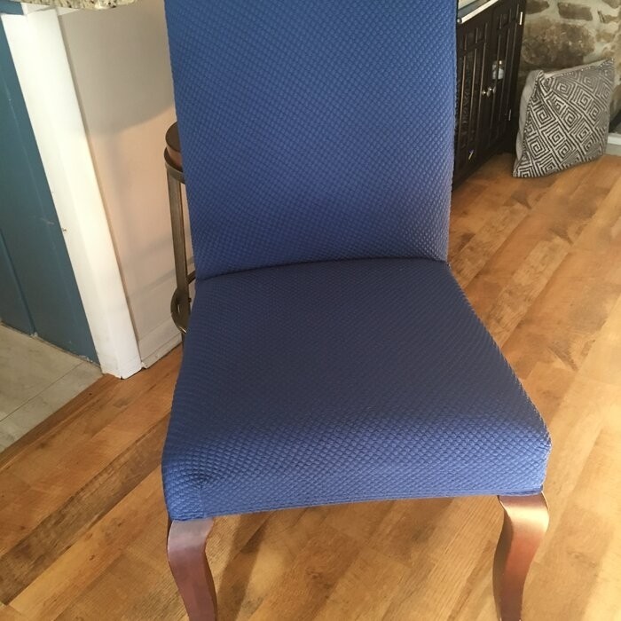 Stretch Raised Dots Box Cushion Dining Chair Slipcover