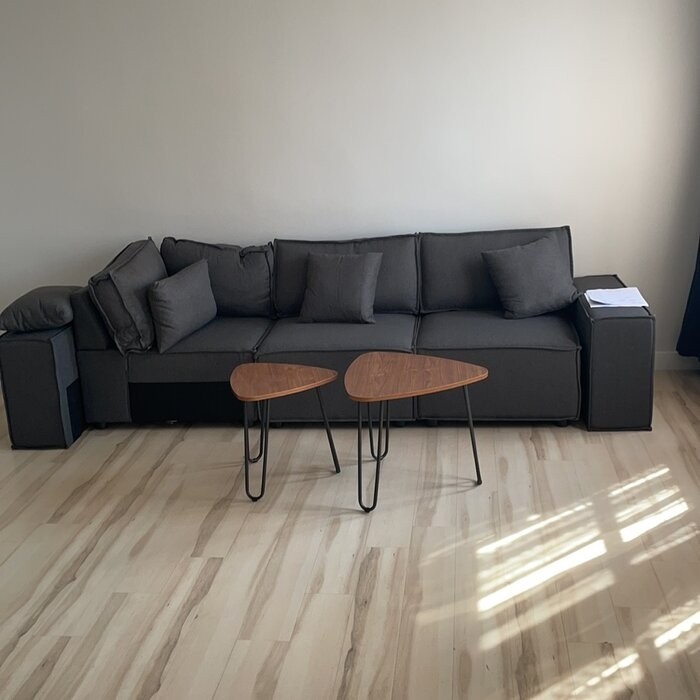Summerall Nesting Coffee Tables, Set Of 3 End Side Tables Modern Furniture Decor Table Sets, Sturdy And Easy Assembly, Accent Furniture In Home Office