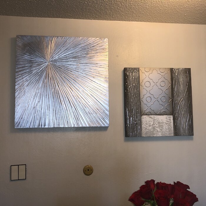 Sunburst Resin Dimensional Palm Box Wall Décor