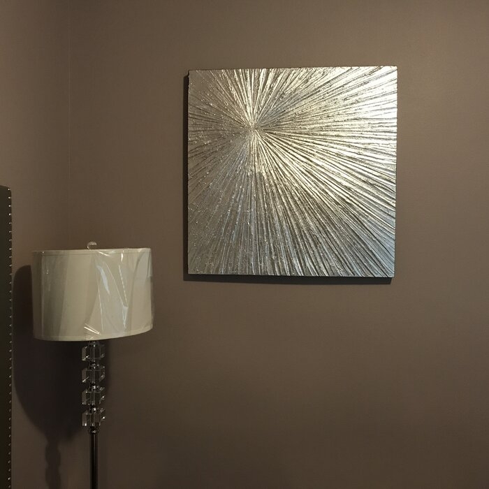 Sunburst Resin Dimensional Palm Box Wall Décor