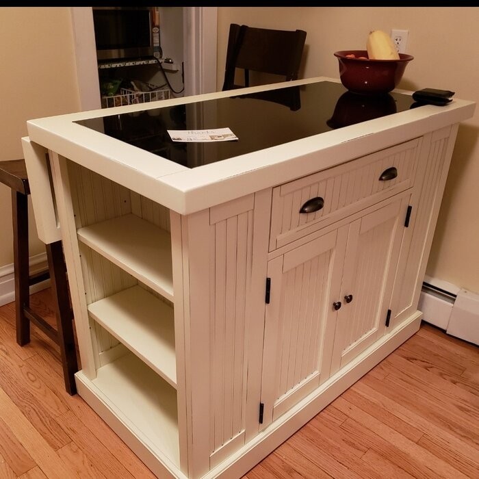 Swanscombe Kitchen Island with Granite Top