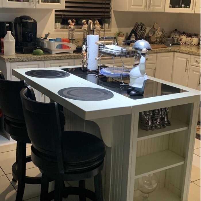 Swanscombe Kitchen Island with Granite Top