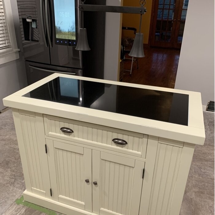 Swanscombe Kitchen Island with Granite Top