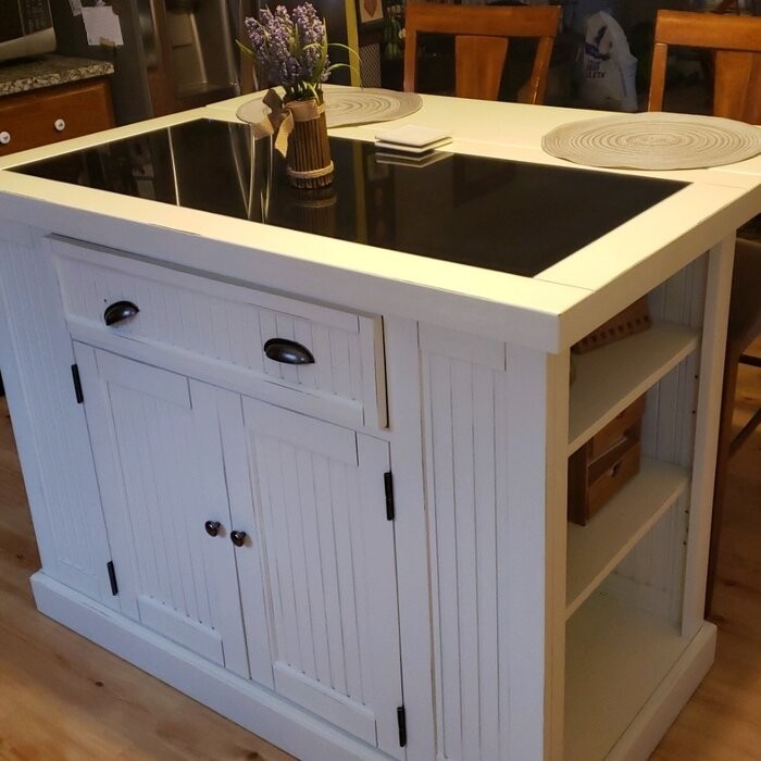 Swanscombe Kitchen Island with Granite Top