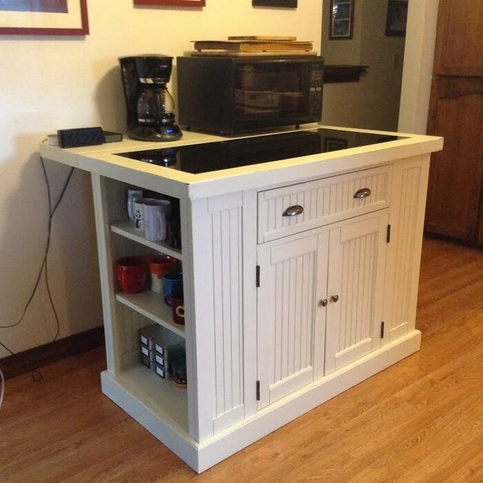 Swanscombe Kitchen Island with Granite Top